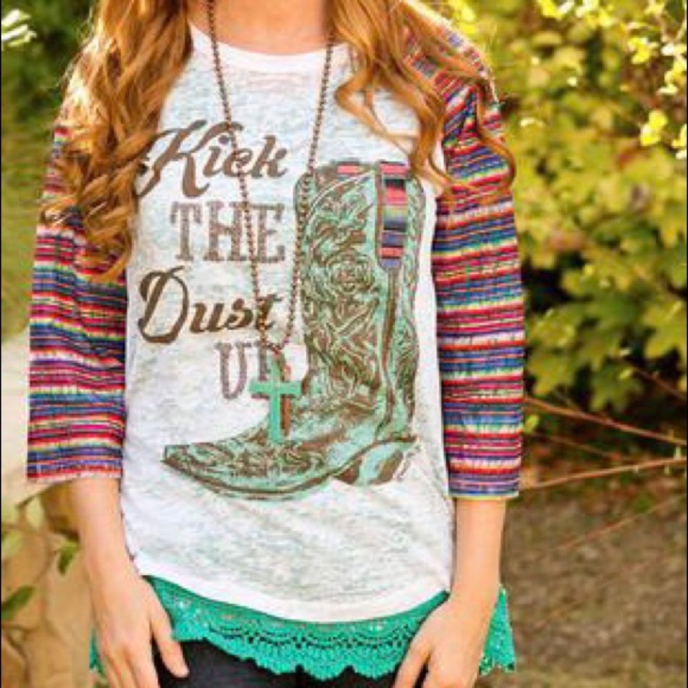 Kick The Dust Up Youth Tee